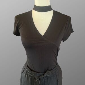 BY & BY Black Knit Top , NEWt